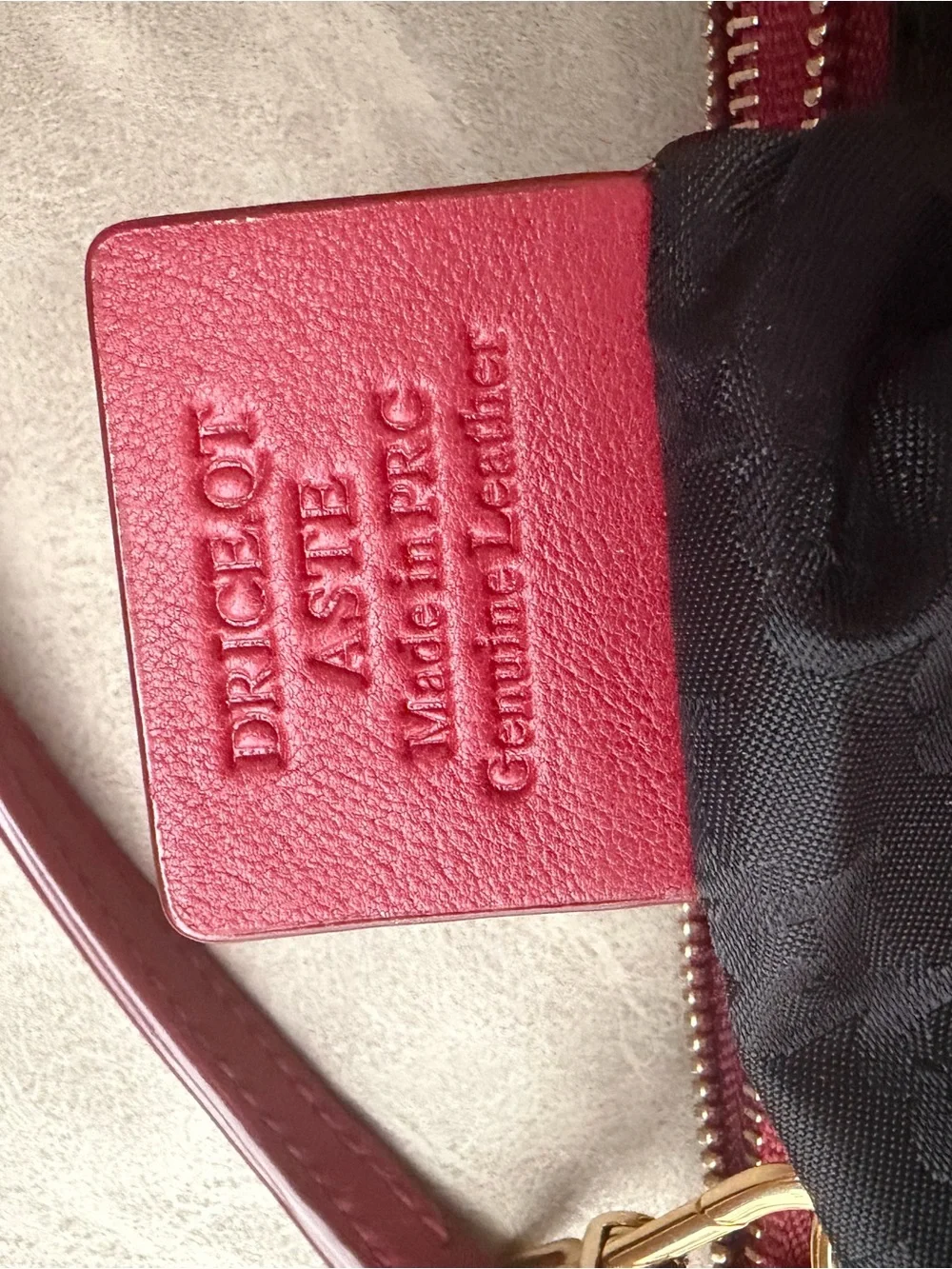 Bally Drice Burgundy Quilted Leather Crossbody with Signature Stripe